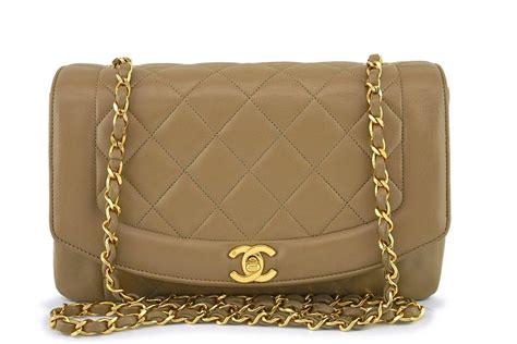 chanel diana bag beige.